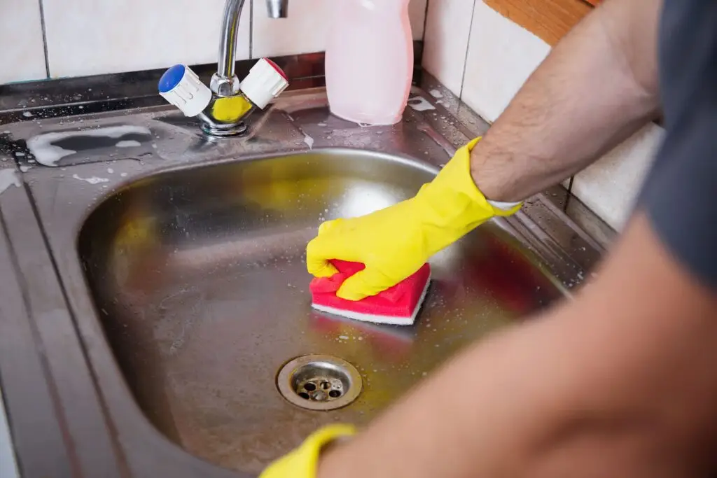 Clean a Kitchen Sink Drain and Prevent Odors